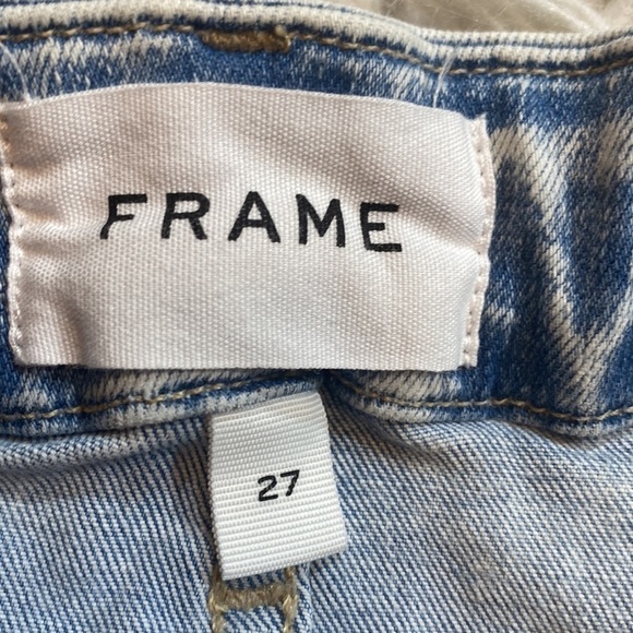 Frame Le Crop Mini Boot Cut High Rise Jeans in Pali sz 27 - Picture 3 of 10